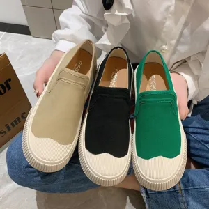 Canvas Loafers Slip-on Women Shoes