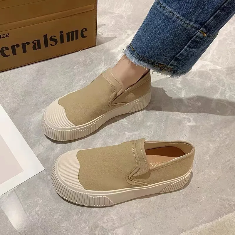 Canvas Loafers Slip-on Women Shoes