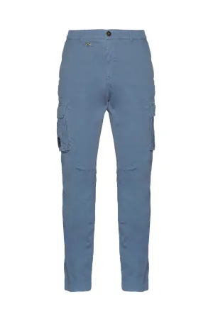 Cargo trousers in stretch gabardine