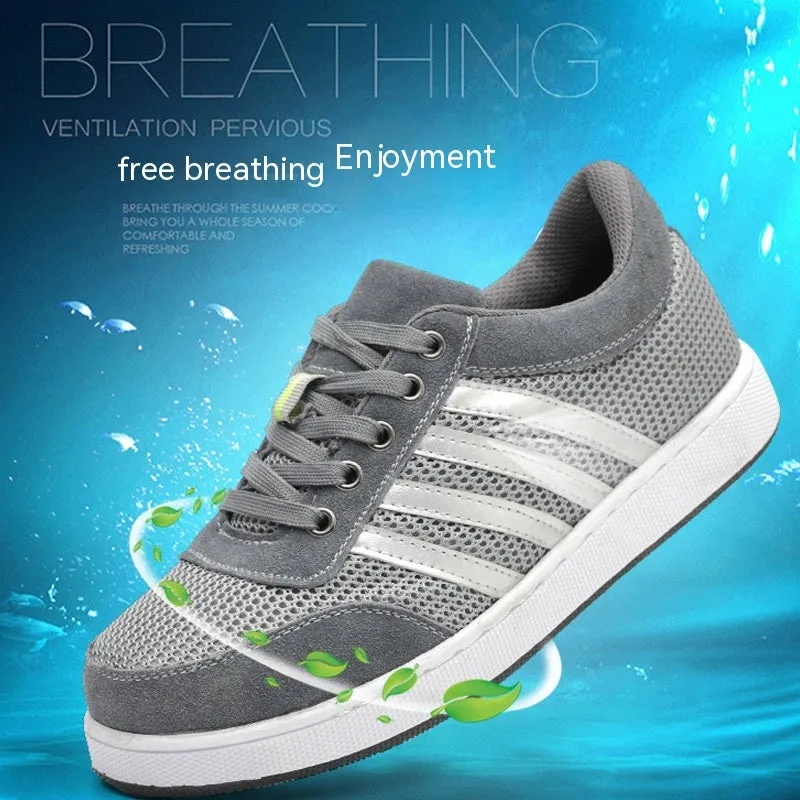 Casual Board Shoes:  Breathable Insulation, Anti-Smash, Anti-Puncture, Wear-Resistant