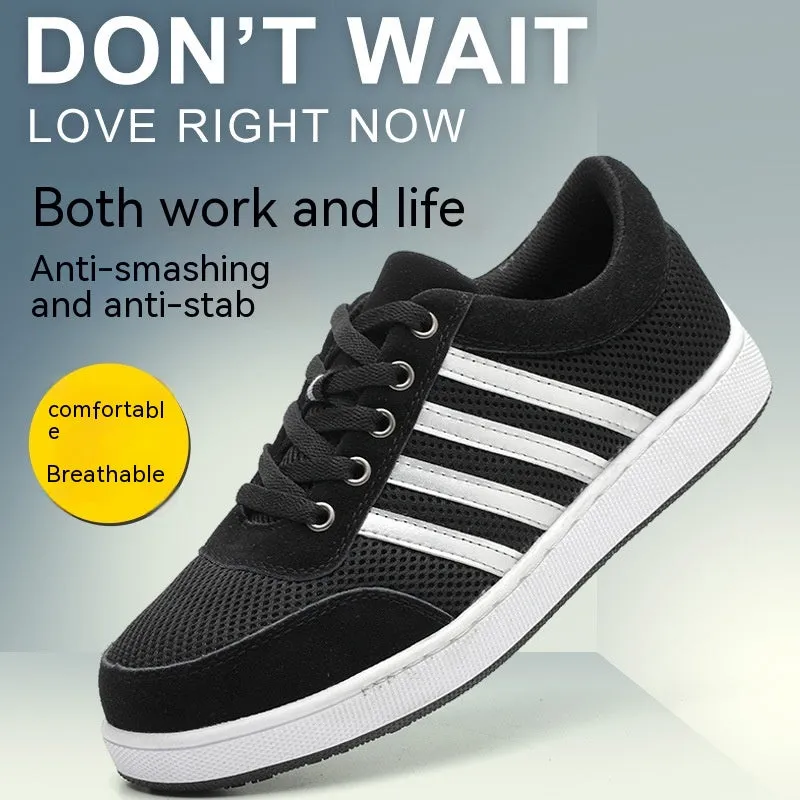 Casual Board Shoes:  Breathable Insulation, Anti-Smash, Anti-Puncture, Wear-Resistant