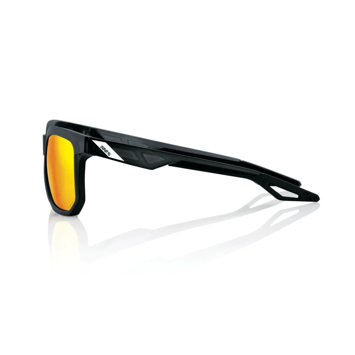 CENTRIC - Soft Tact Crystal Black - HiPER Red Multilayer Mirror Lens
