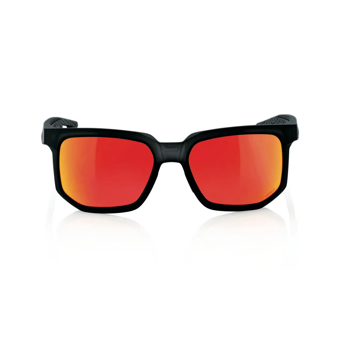 CENTRIC - Soft Tact Crystal Black - HiPER Red Multilayer Mirror Lens