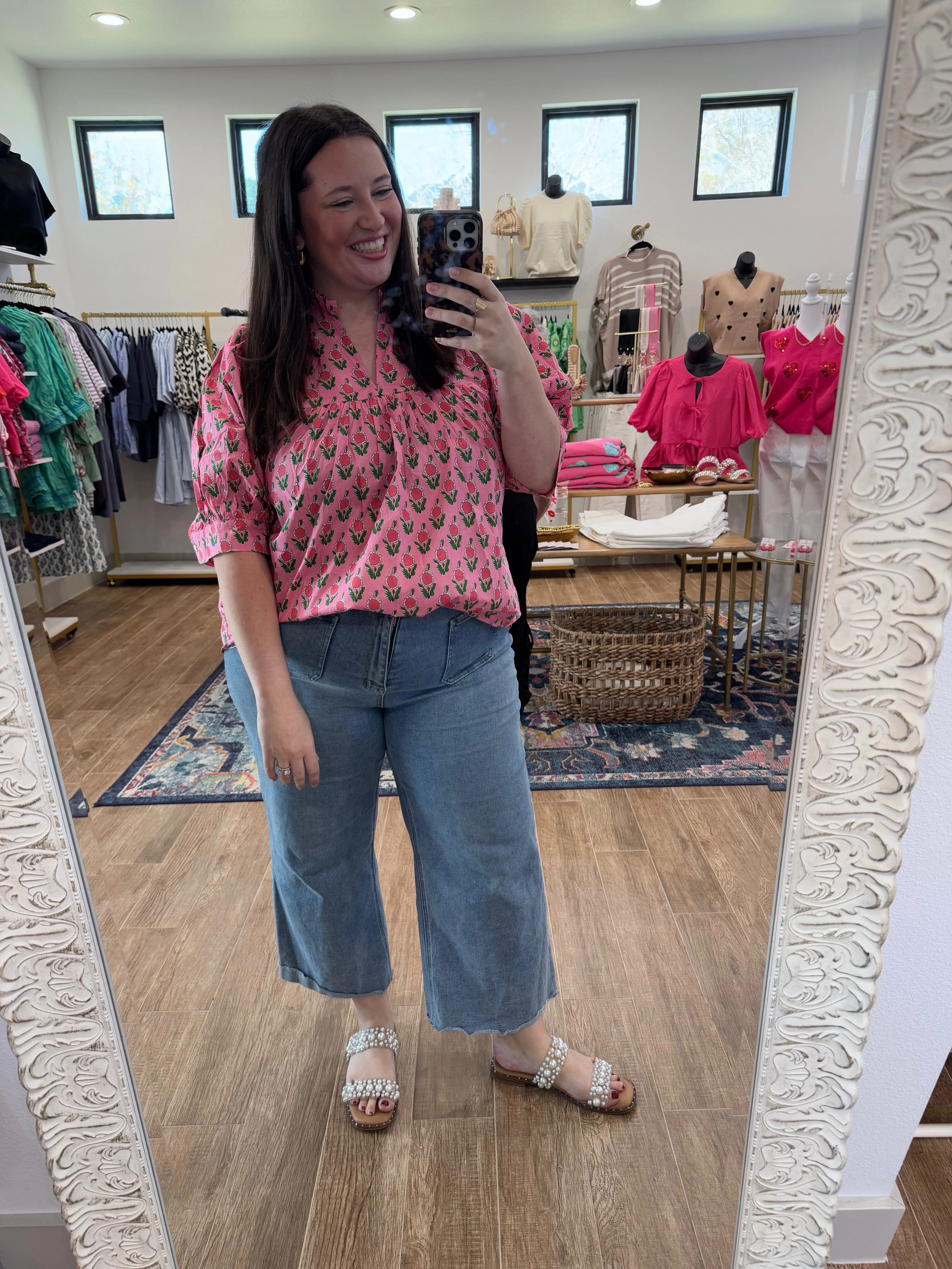 Chateau Chic Top - Pink