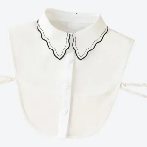 Chic Detachable Scallop Edge Collars