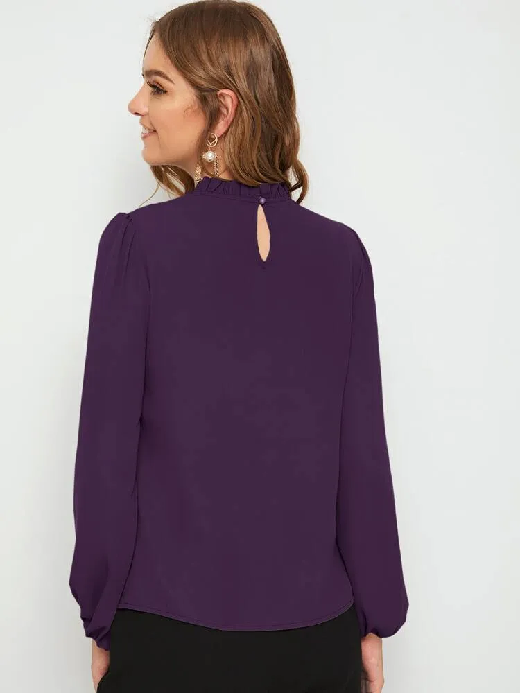 Chic Purple Blouse