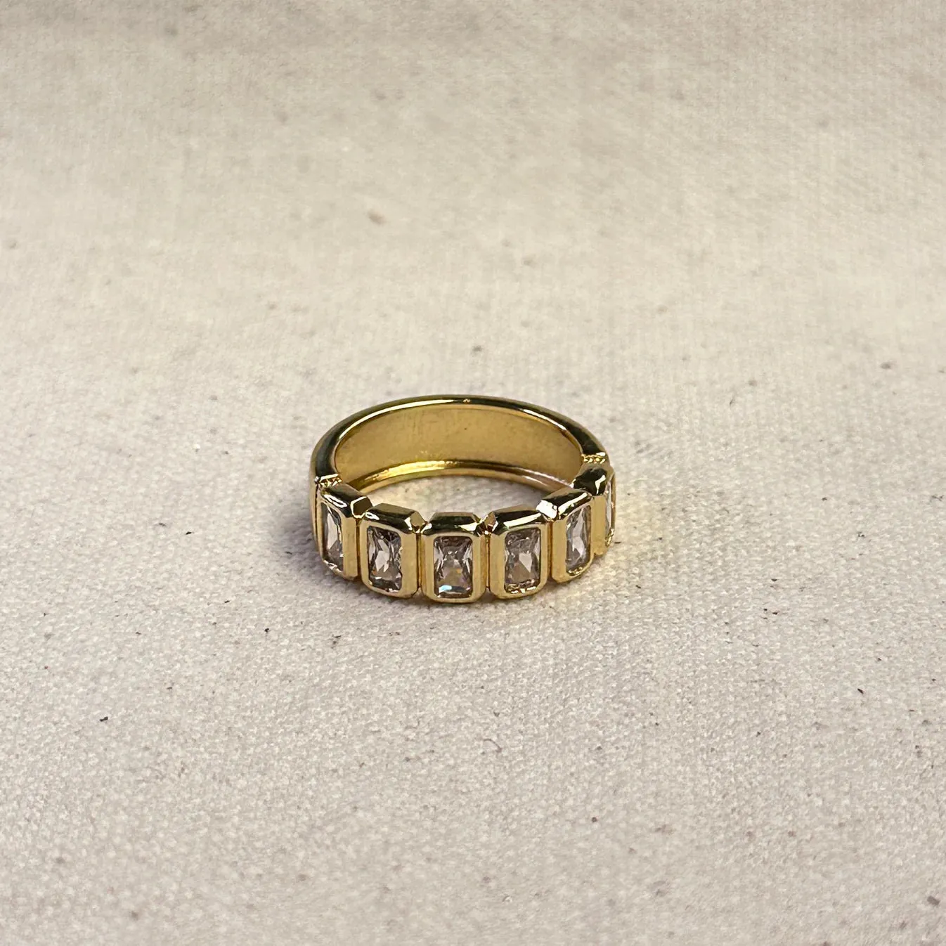 Chunky CZ Ring