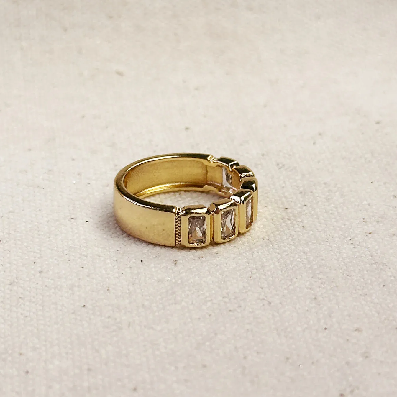 Chunky CZ Ring
