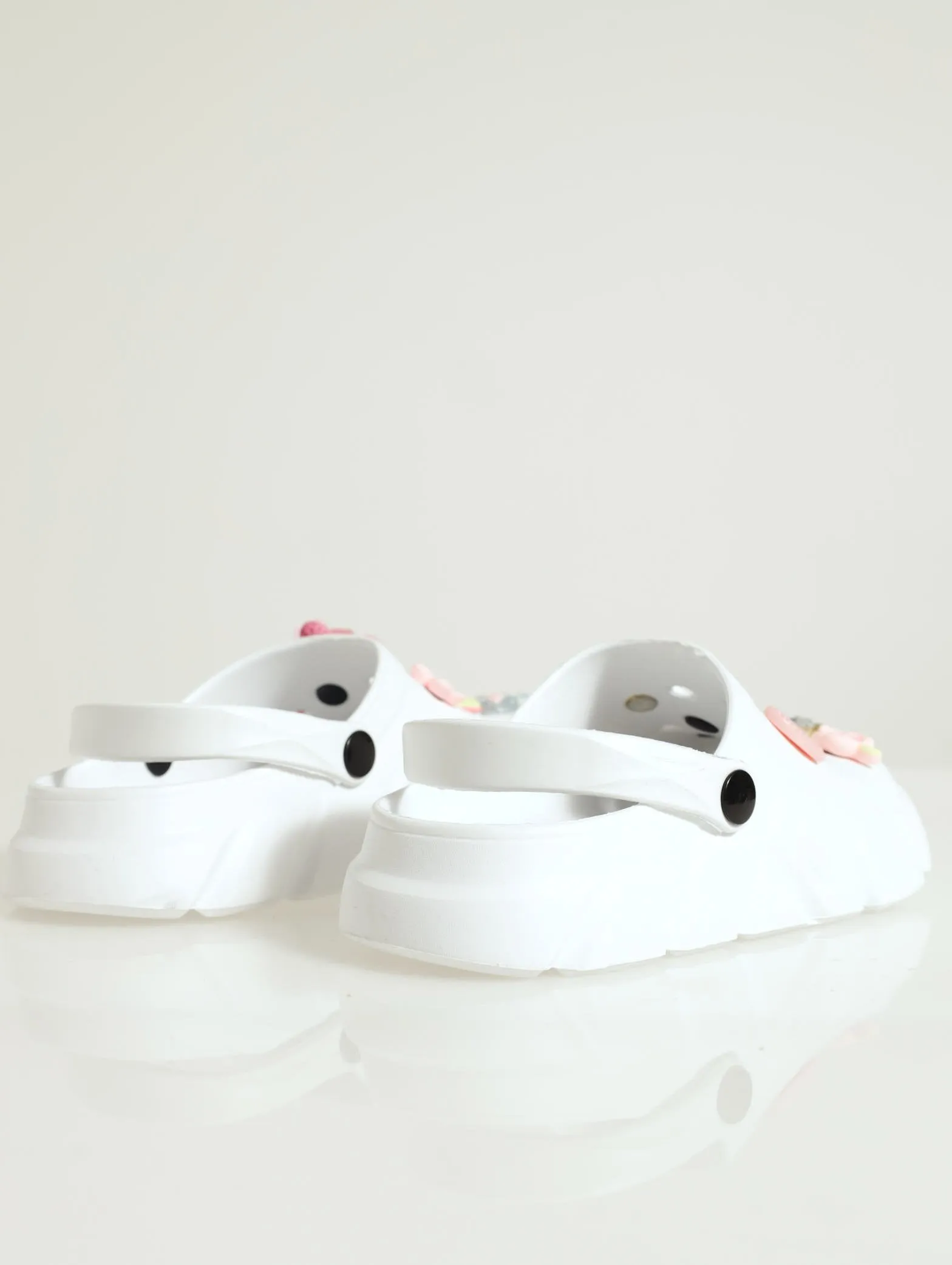 Chunky Eva Clog - White