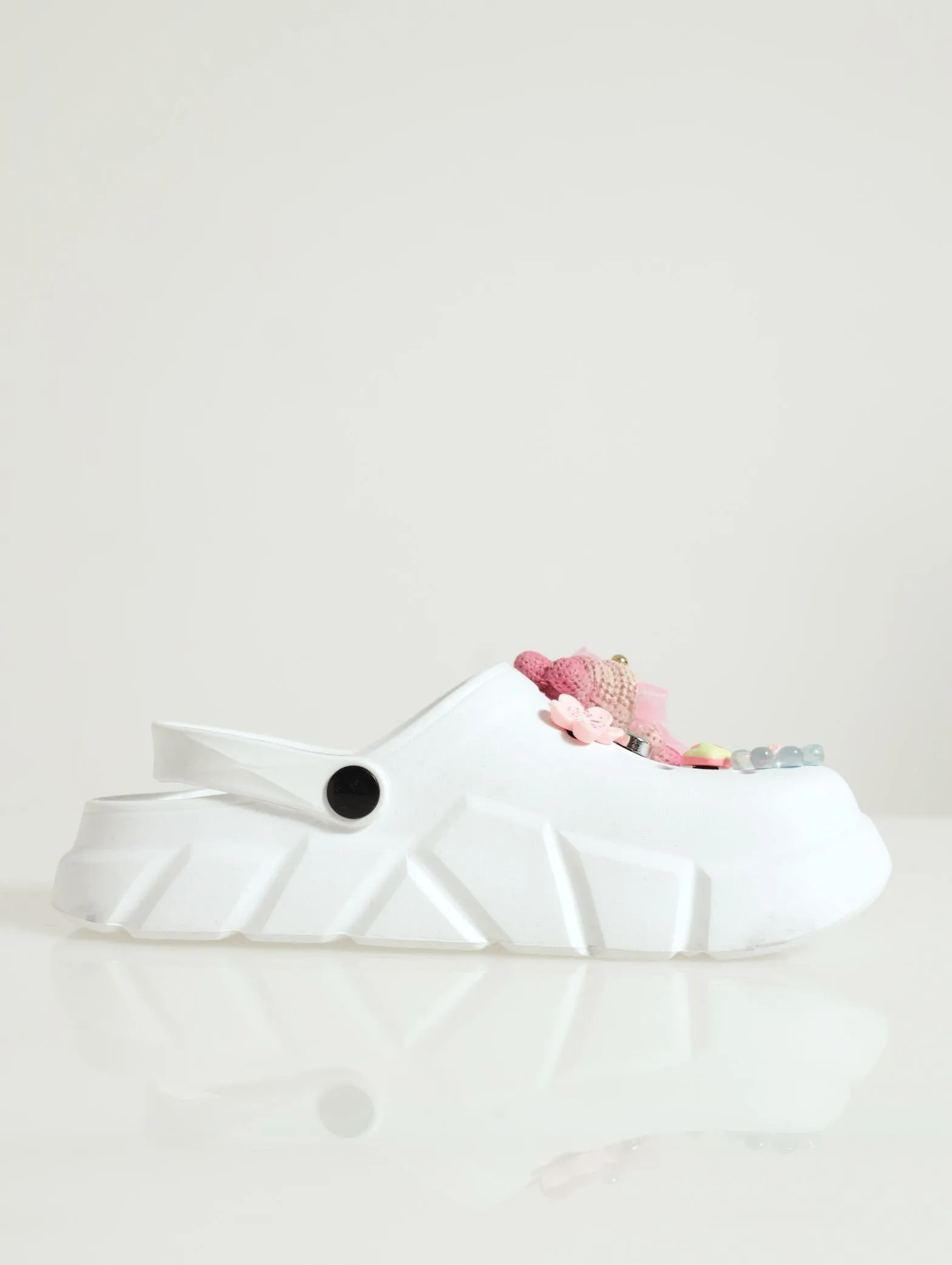 Chunky Eva Clog - White