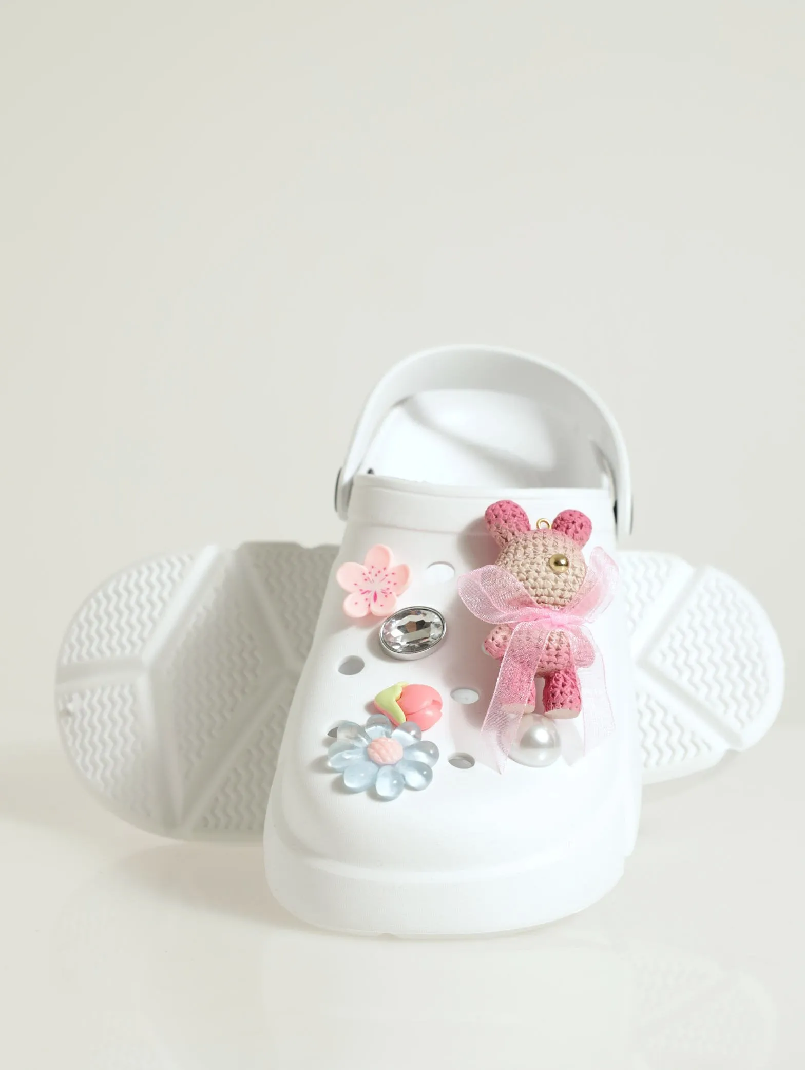 Chunky Eva Clog - White