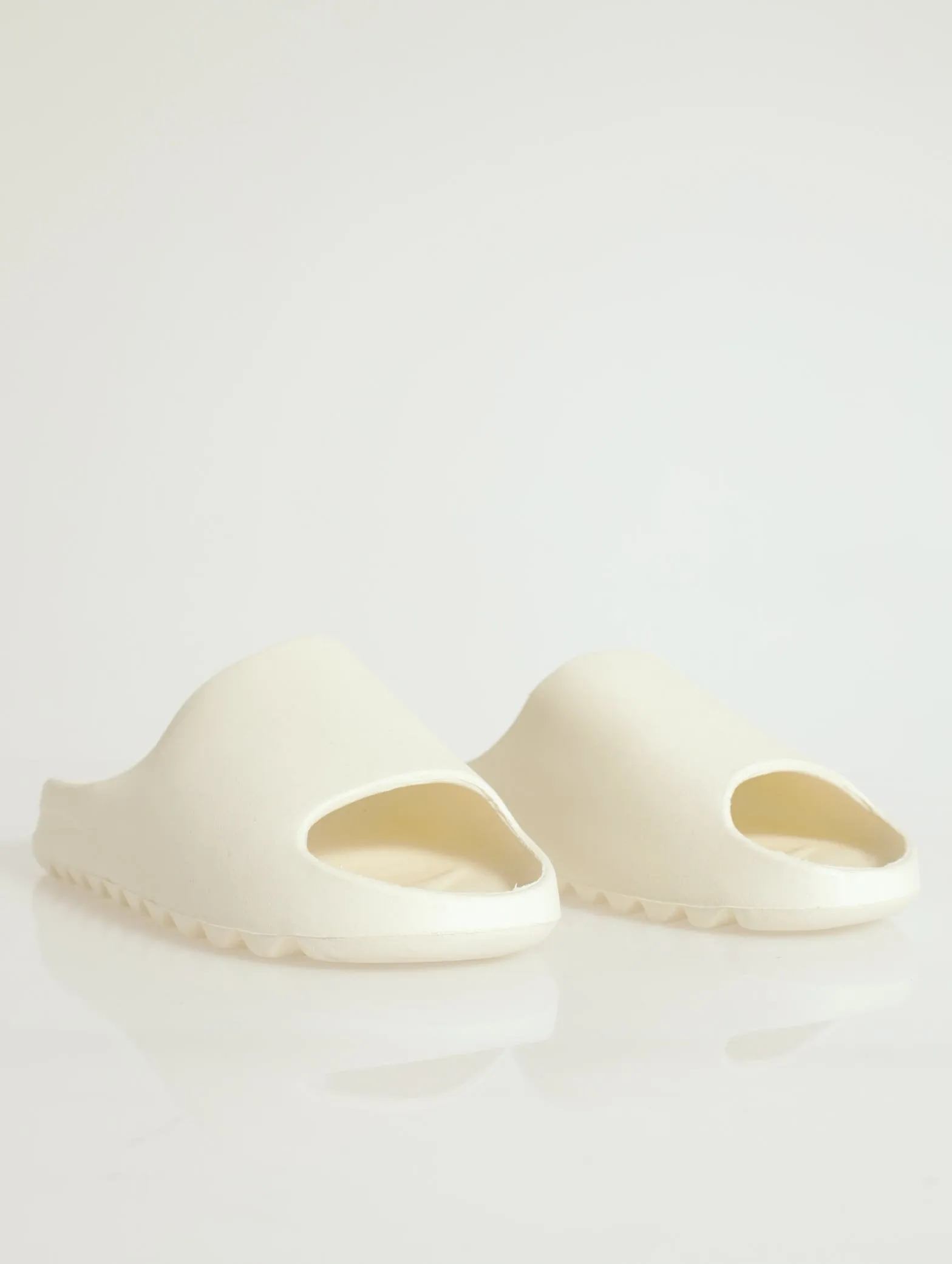 Chunky Fully Moulded Eva Slide - Off White