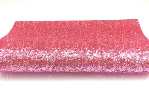 Chunky Glitter Sheet - Bright Pink