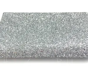 Chunky Glitter Sheet - Silver