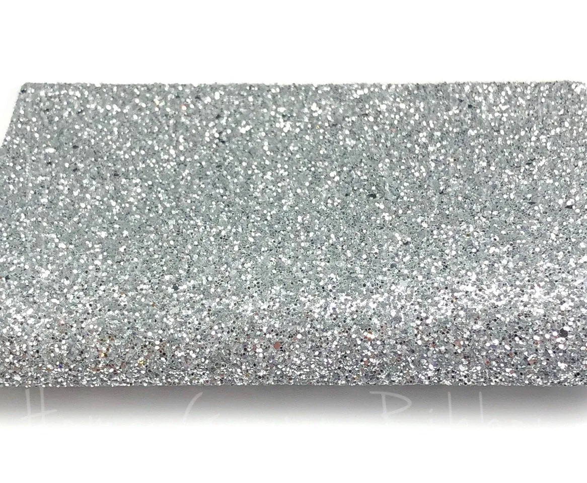 Chunky Glitter Sheet - Silver
