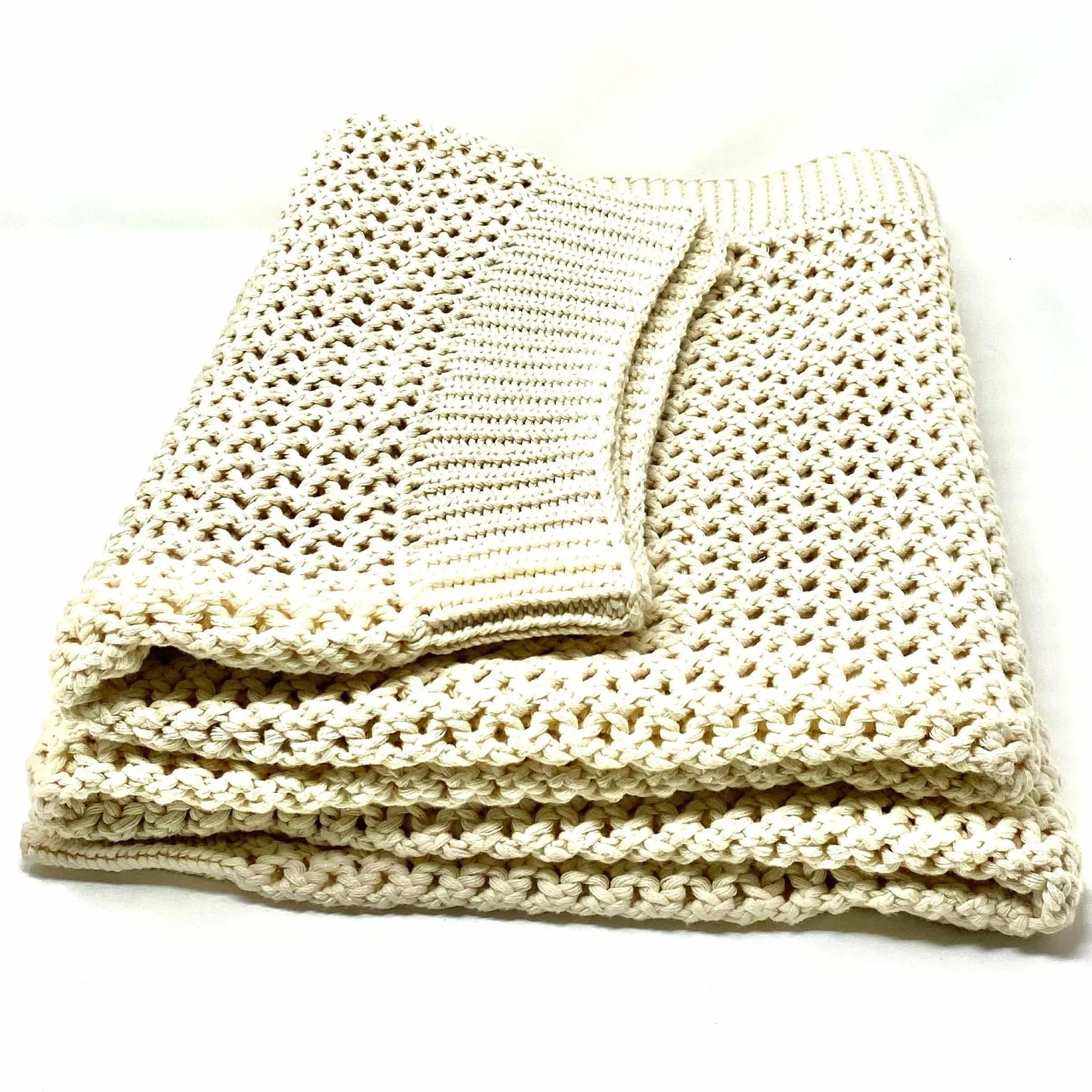 Chunky Knitted Throw Blanket