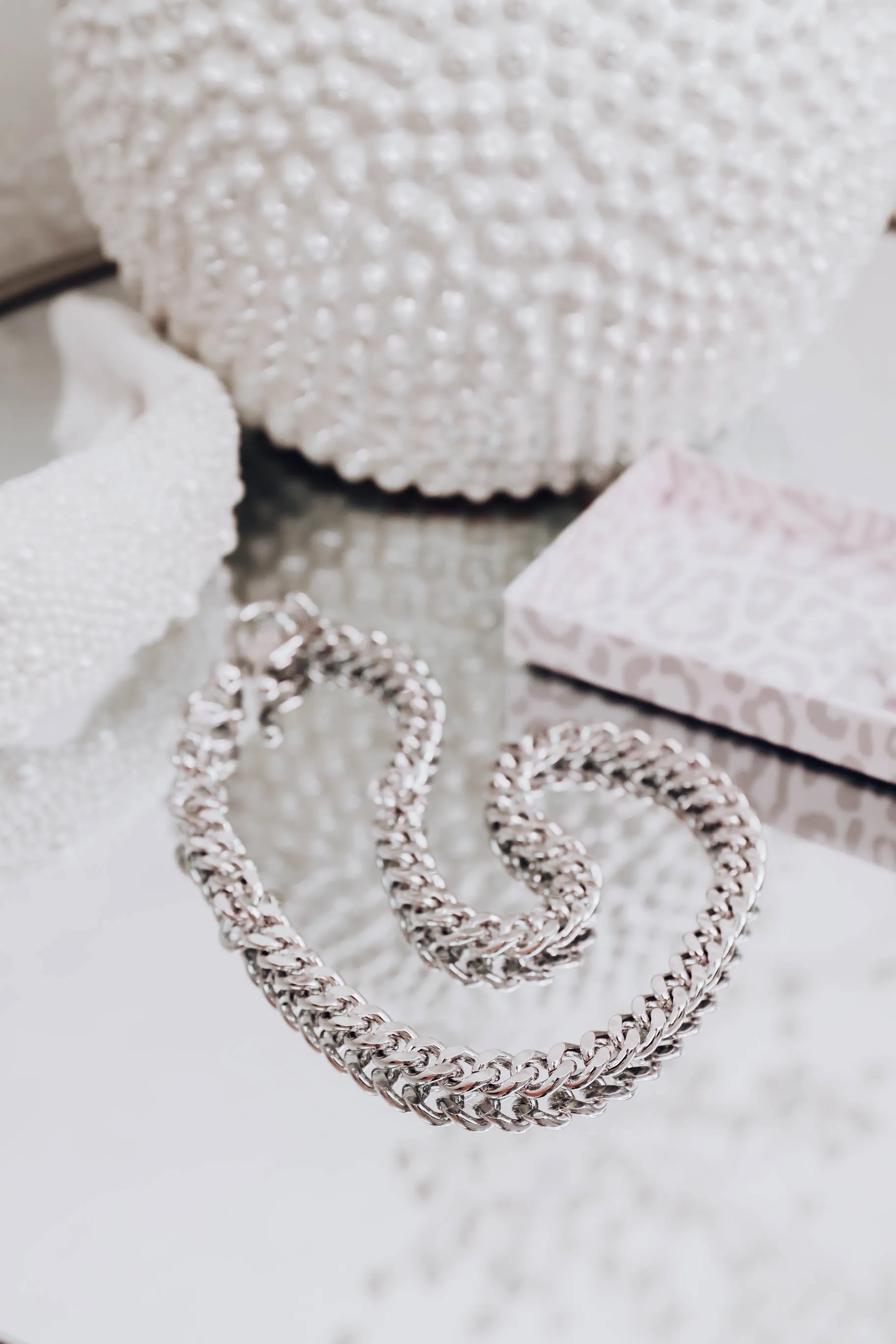 Chunky Monkey Necklace by B.b.Lila  - Silver