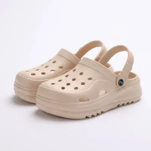 Chunky Platform Clogs Shoes for Women Thick Bottom Non Slip Beach Sandals Woman Summer 2024 Fashion Wedges EVA Sandals Slippers