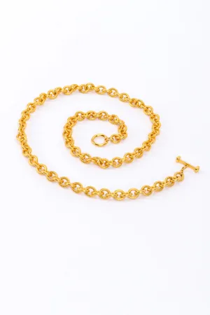 Chunky Rolo Link Necklace