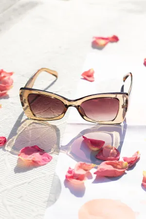 Chunky Triangle Cat Eye Sunglasses