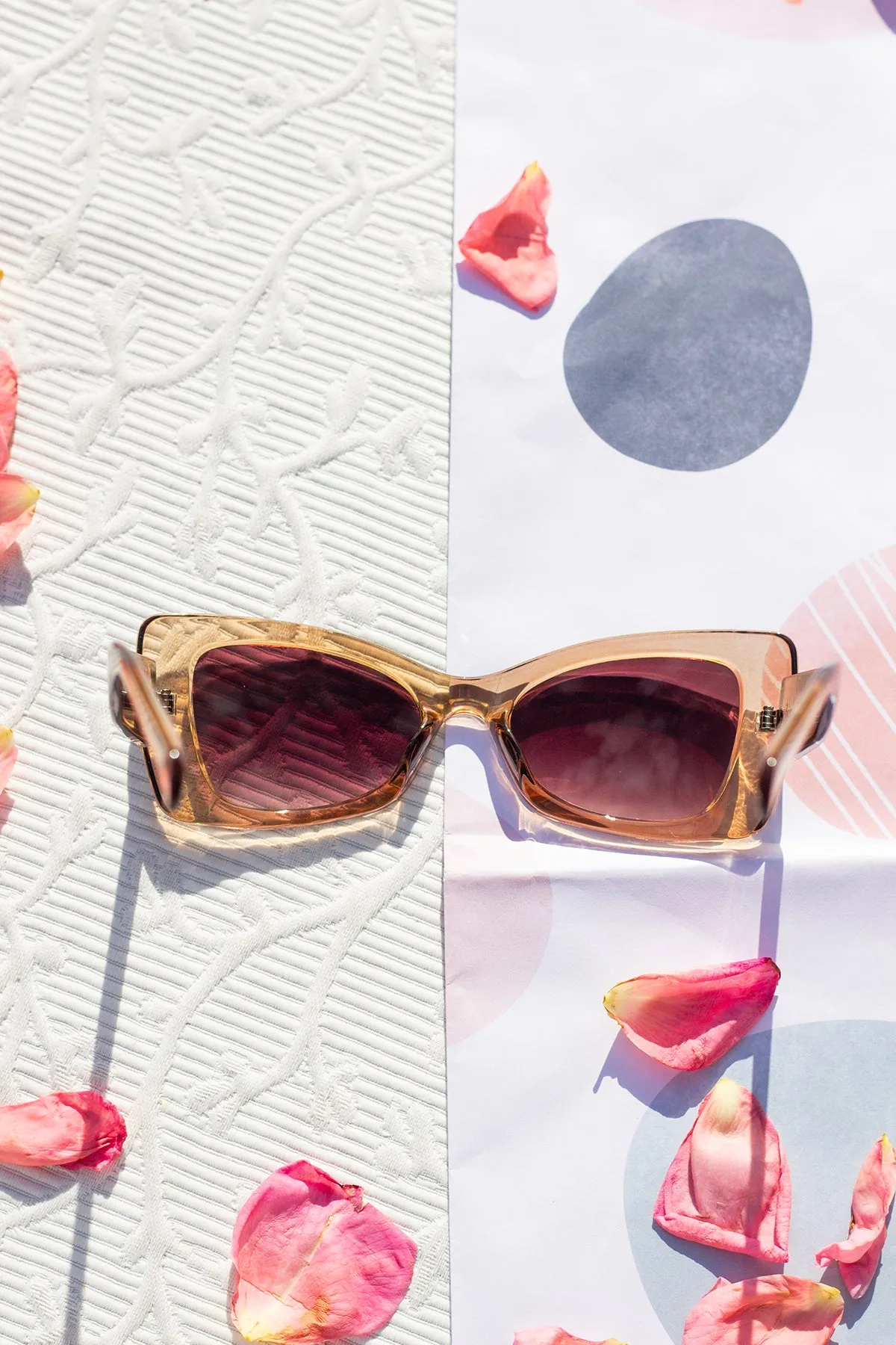 Chunky Triangle Cat Eye Sunglasses