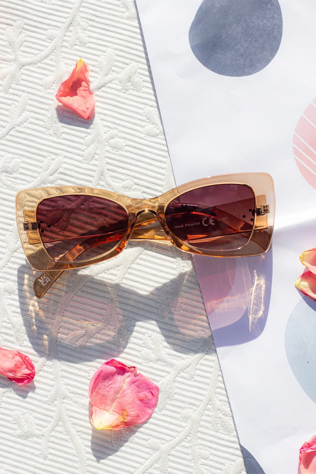 Chunky Triangle Cat Eye Sunglasses