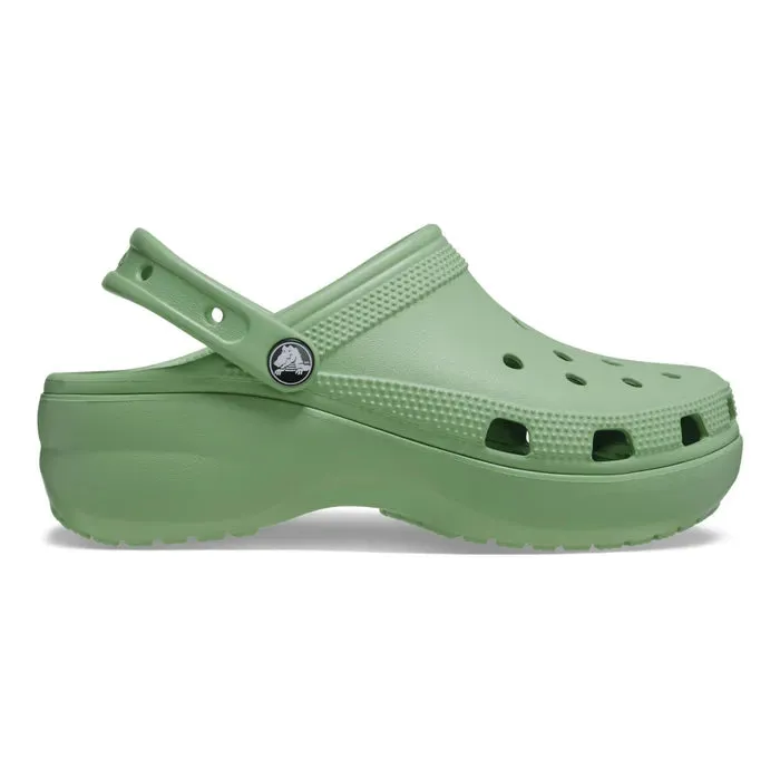 Crocs 206750-374 CLASSIC PLATFORM CLOG Womens Clogs Fair Green
