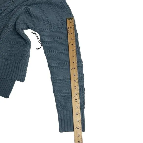Cupcake And Cashmere Chunky Cable Knit High Low Sweater Oversized Size Small
