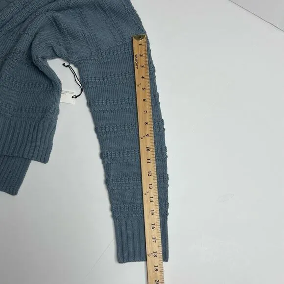 Cupcake And Cashmere Chunky Cable Knit High Low Sweater Oversized Size Small