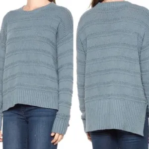 Cupcake And Cashmere Chunky Cable Knit High Low Sweater Oversized Size Small