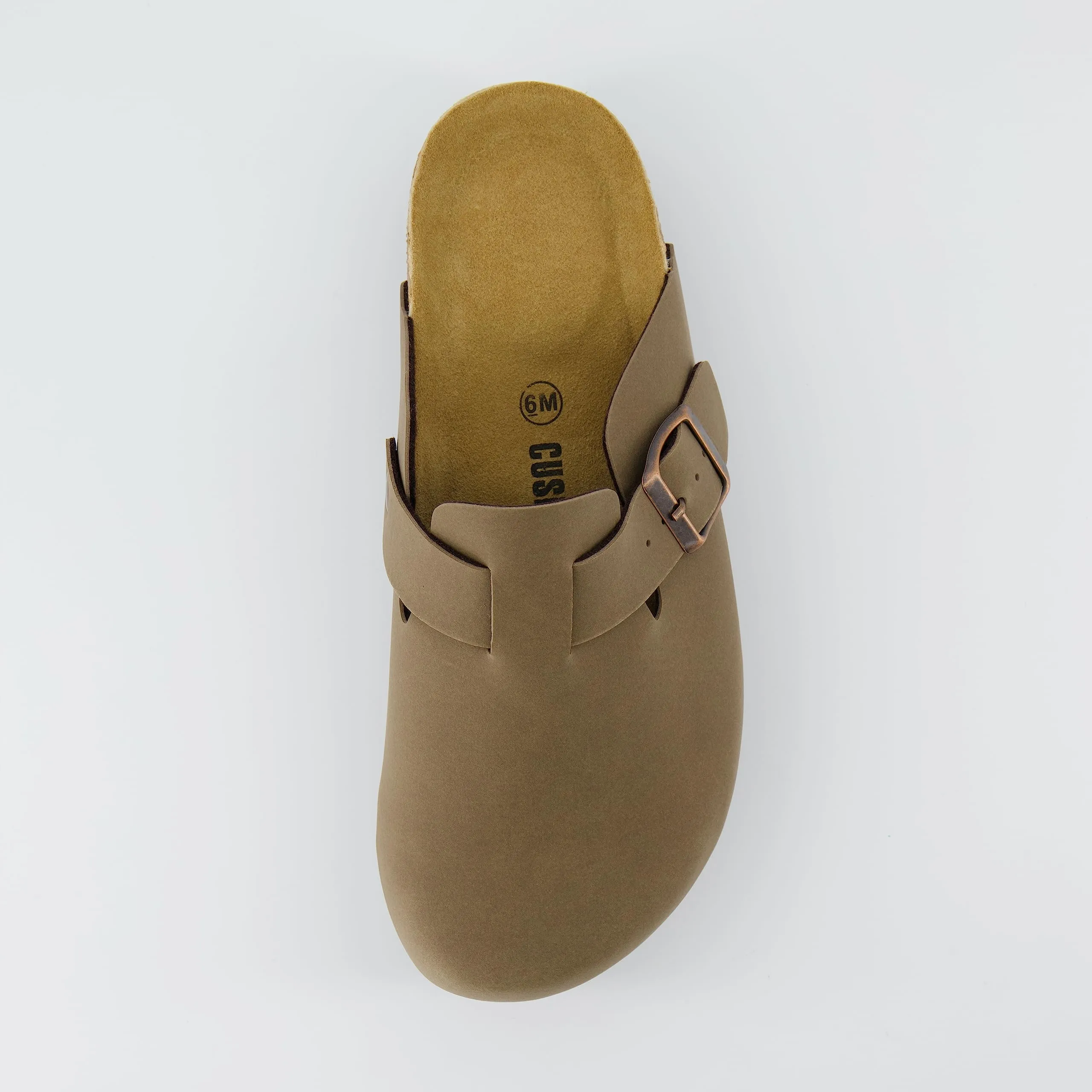 CUSHIONAIRE Women's Loom Cork Footbed Platform Clog with  Comfort, Wide Widths Available
