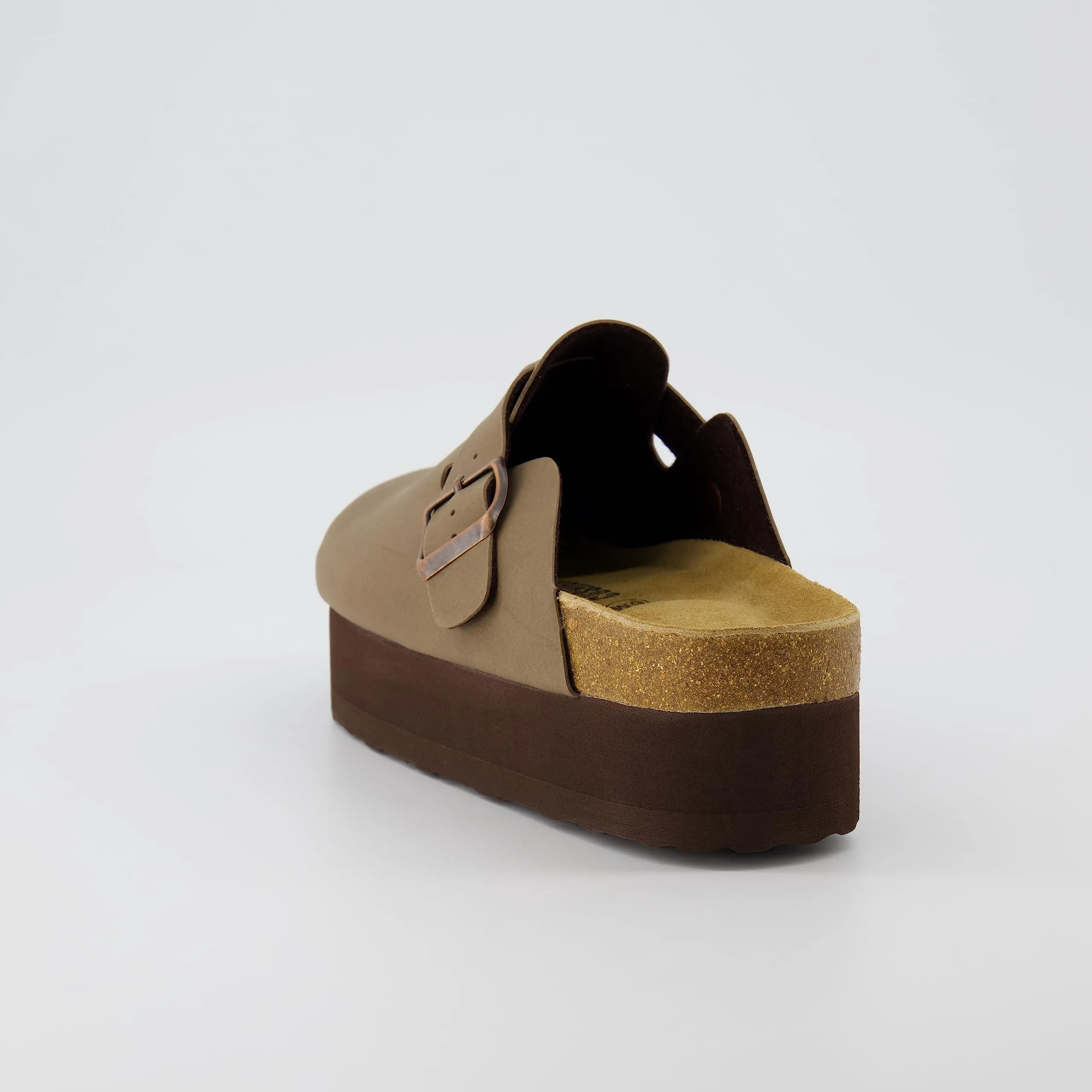 CUSHIONAIRE Women's Loom Cork Footbed Platform Clog with  Comfort, Wide Widths Available