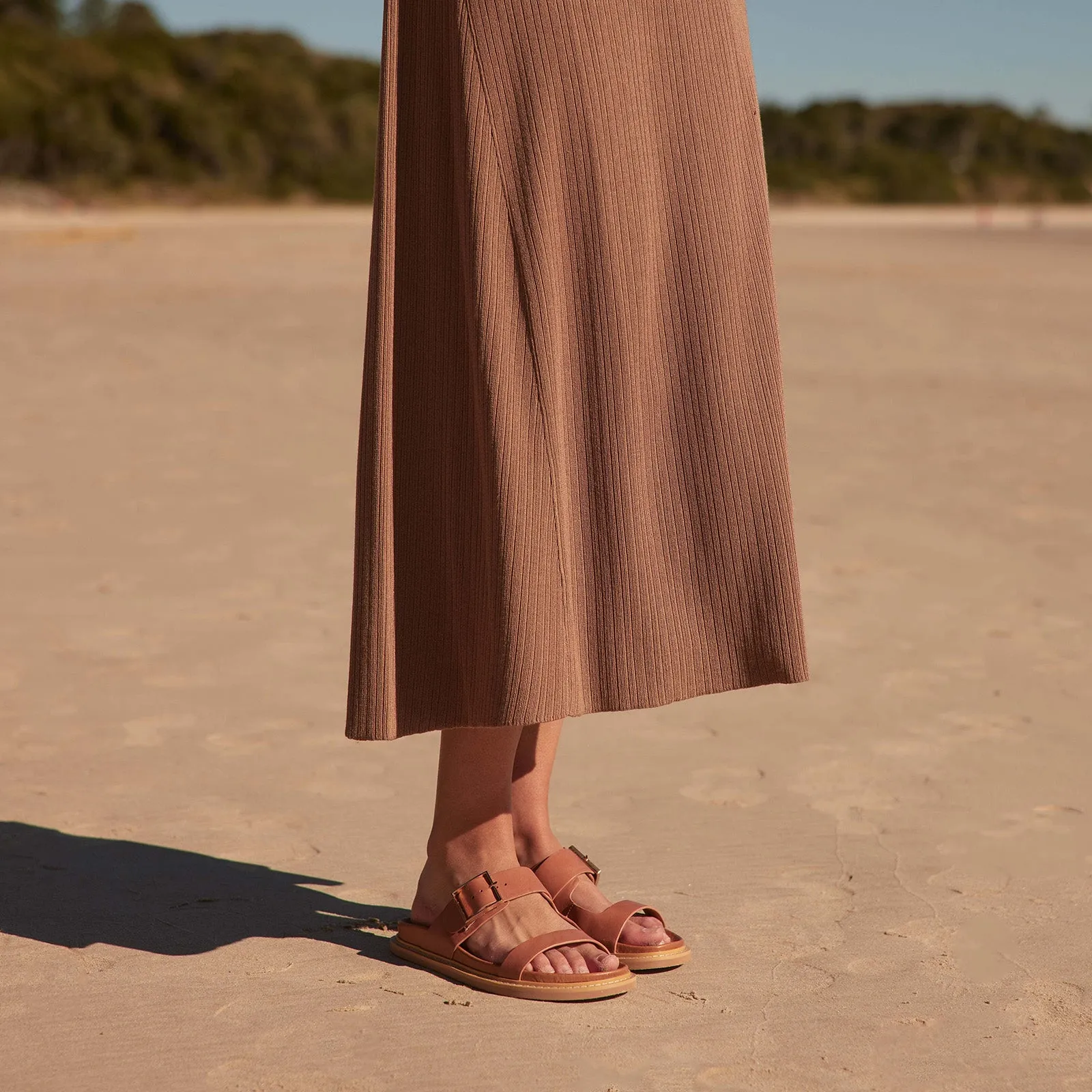 DEDRA LEATHER SANDALS