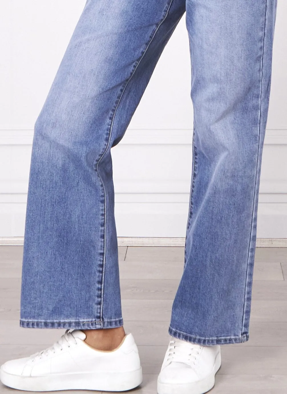 Demi Wide leg Jeans - Blue