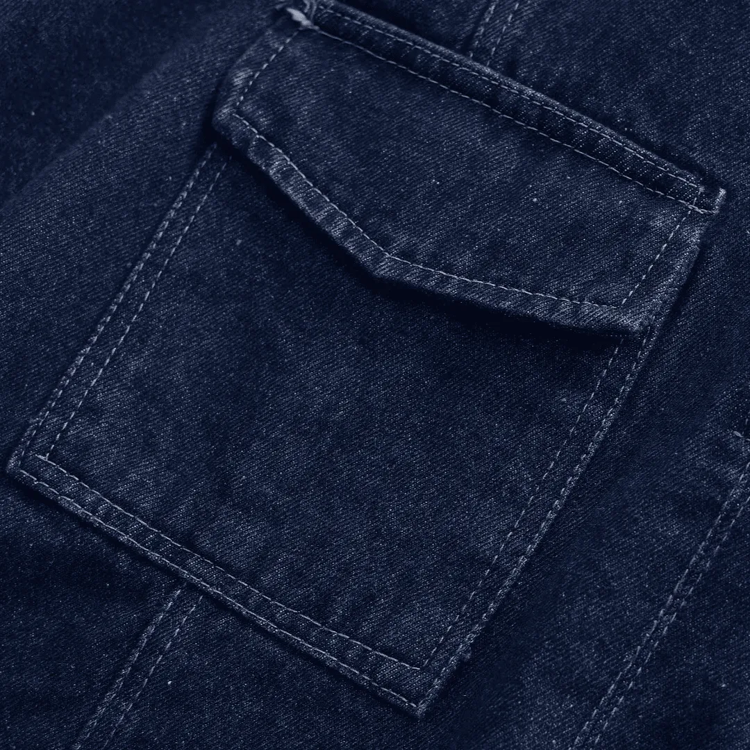 Denim Two-Piece Set