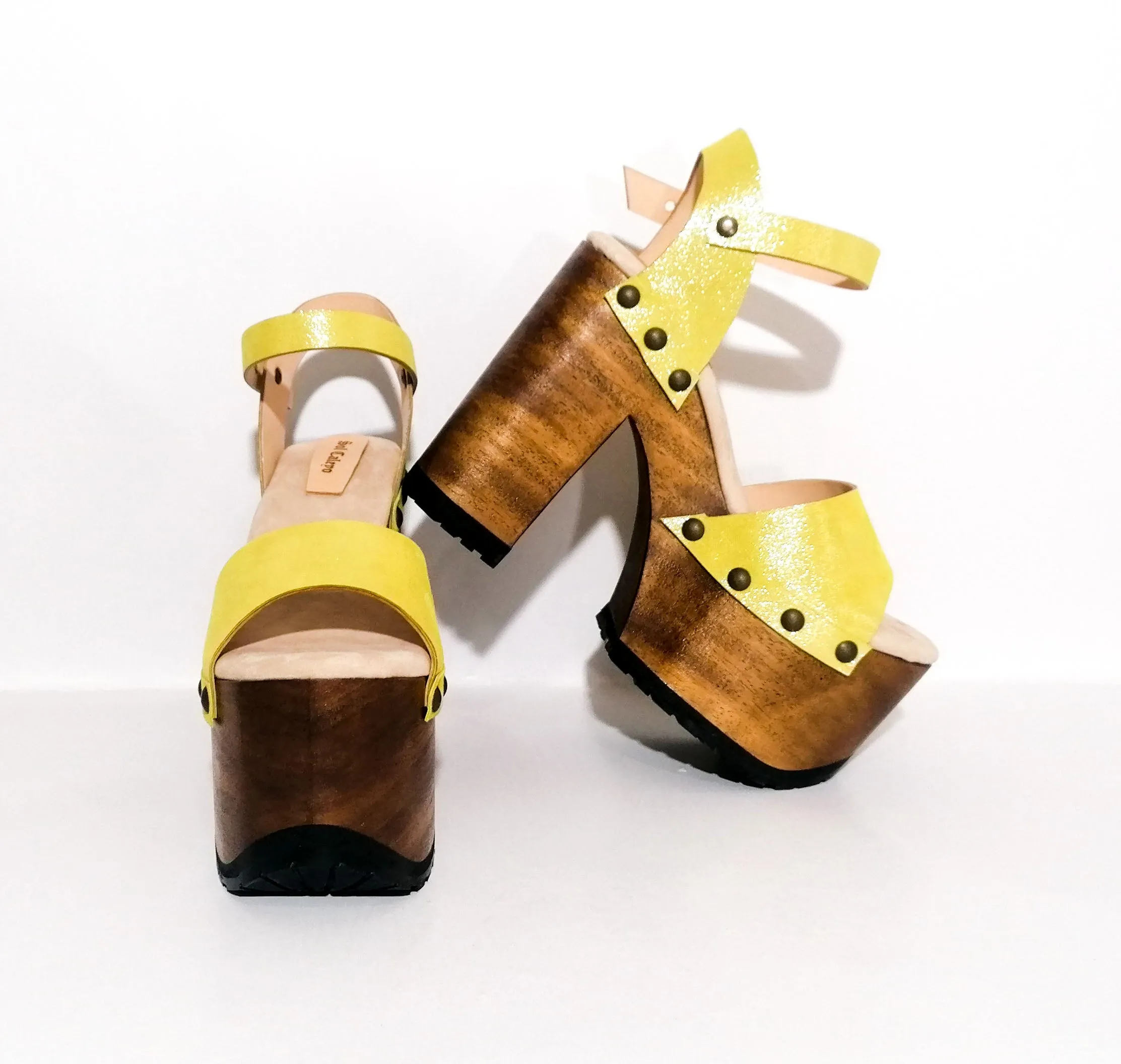 Disco Yellow Sandals