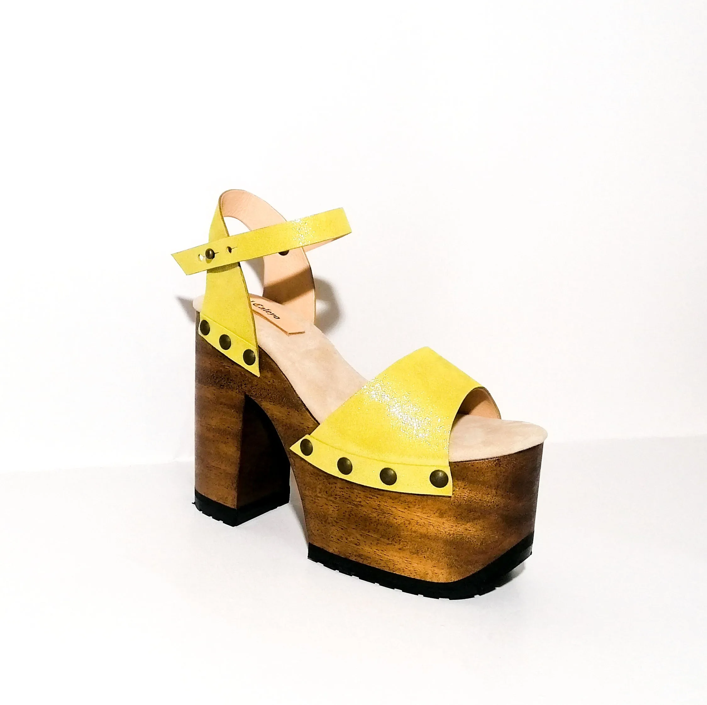 Disco Yellow Sandals