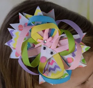 Easter Sculptured 6in Boutique Bow