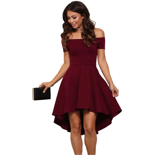 Elegant Fit and Flare Party Dress