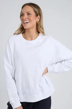 Elm Kinsley L/S Sweat - White