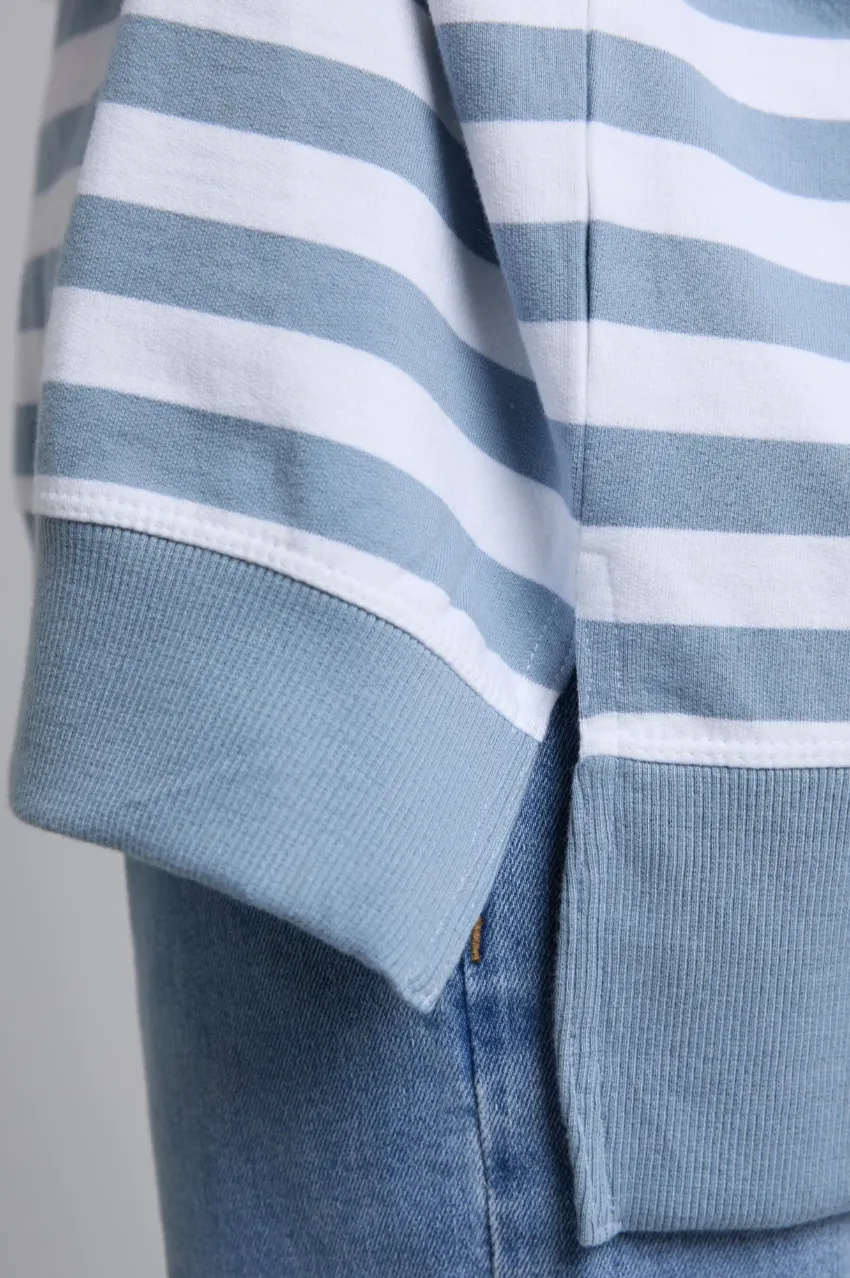 Elm Vivid Crew - Blue Stripe