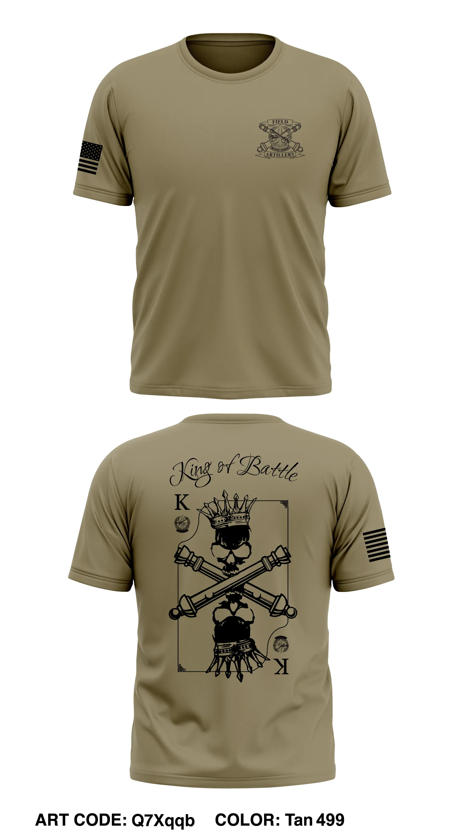 FA Master Gunner Division Store 1 Core Men's SS Performance Tee - Q7Xqqb