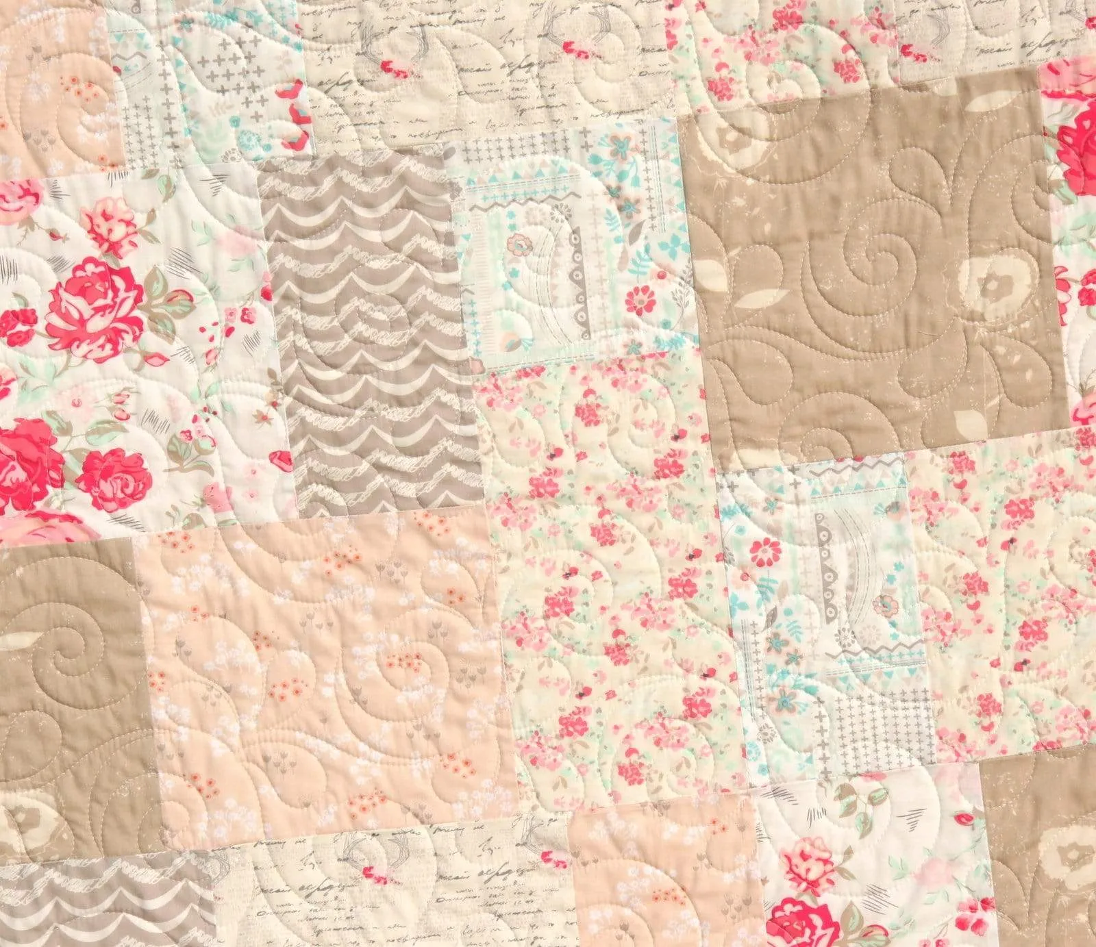 Farmhouse Throw Quilt, Home Decor, Throw Blanket, Minky Blanket Adult, Gifts for Her, Home Decor