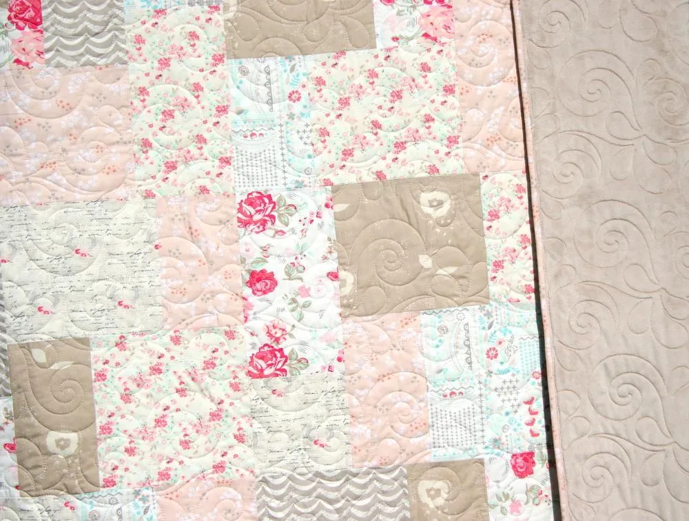 Farmhouse Throw Quilt, Home Decor, Throw Blanket, Minky Blanket Adult, Gifts for Her, Home Decor