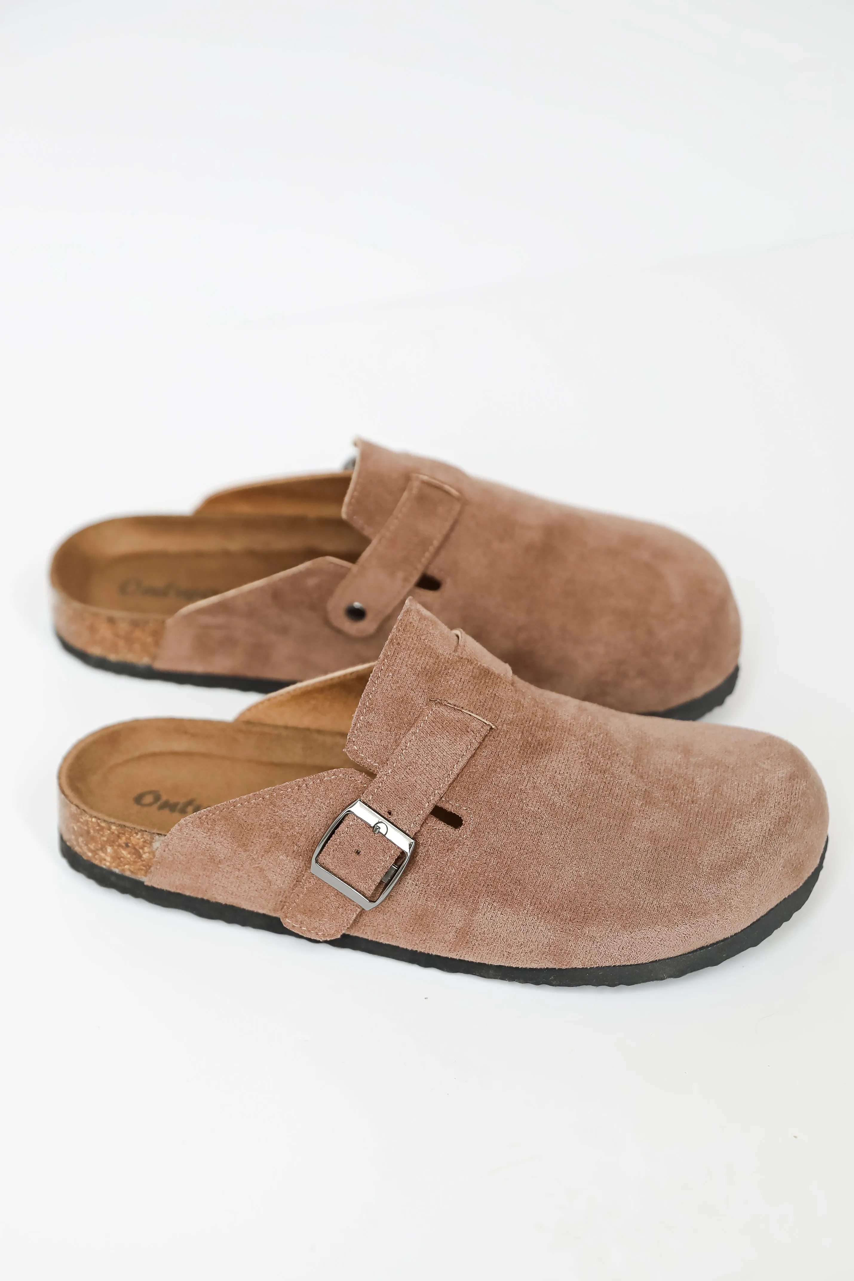 FINAL SALE - All You See Taupe Slip-On Clogs