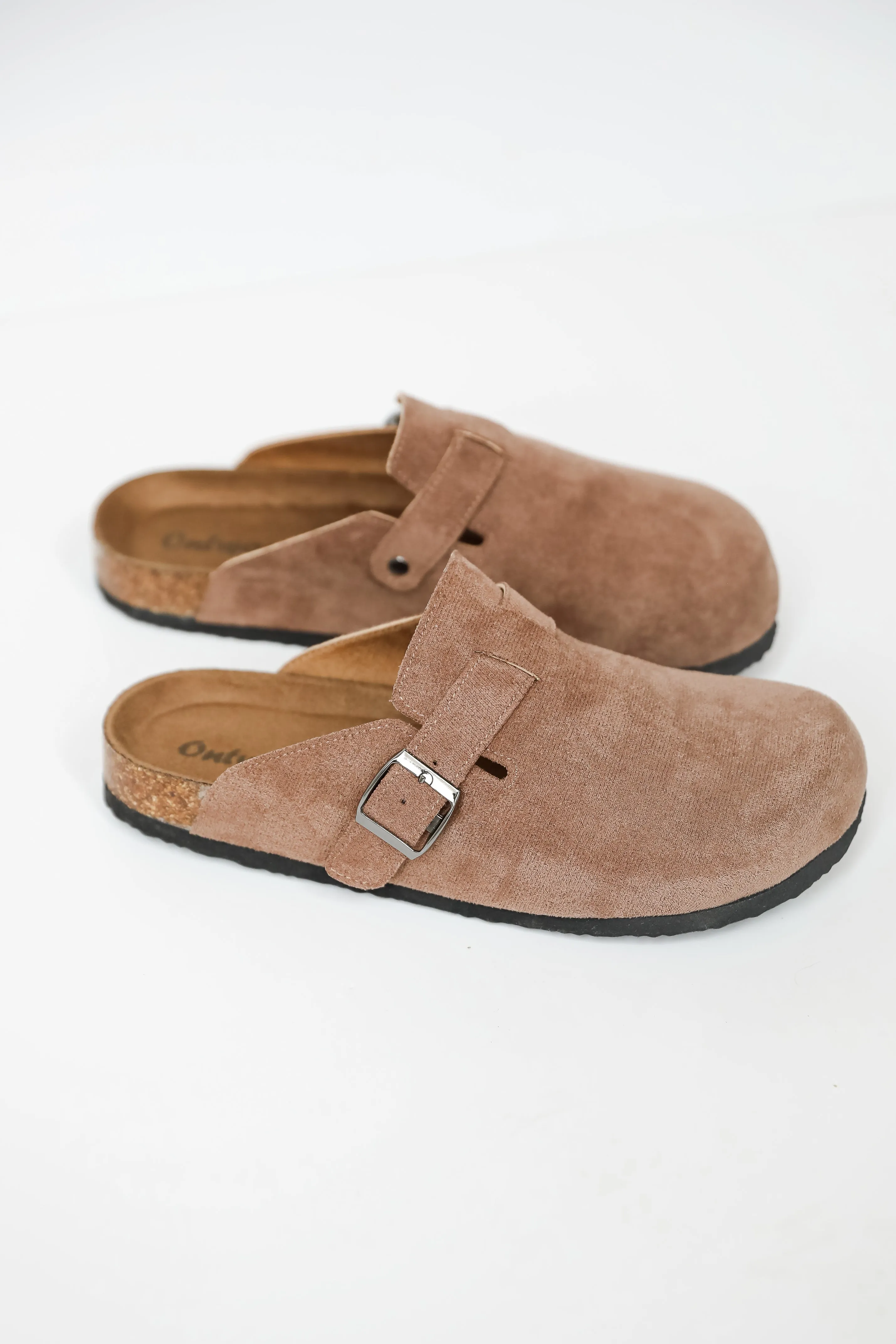 FINAL SALE - All You See Taupe Slip-On Clogs