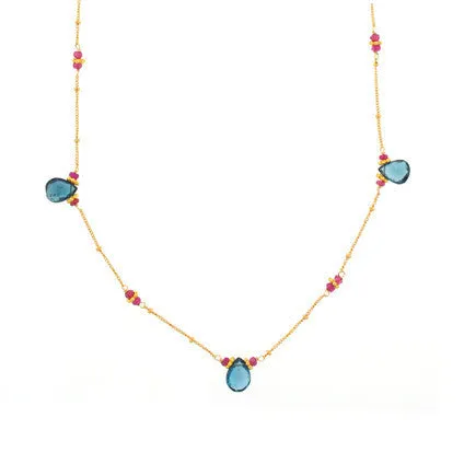 Flapper Chic Gem Necklace