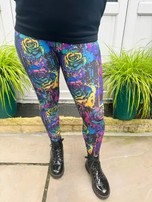 Flower Drip CASUAL Leggings