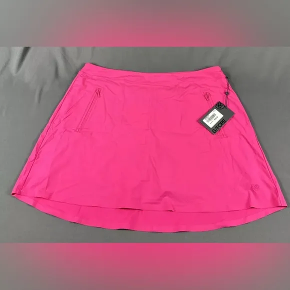 G/Fore G4 Womens Golf Skort XL Pink Nylon Spandex