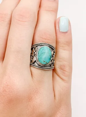 GirlBoss Turquoise Ring